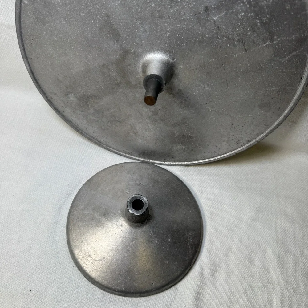 Vintage Heavy Duty Cast Aluminum Revolving Cake Stand Professional Turntable